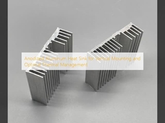 Anodized Aluminum Heat Sink for Vertical Mounting and Optimal Thermal Management